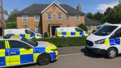 Manhunt for suspect in deaths of mum and children