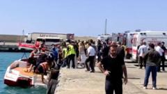 Boat carrying some 270 people capsizes off northern Cyprus, local media report