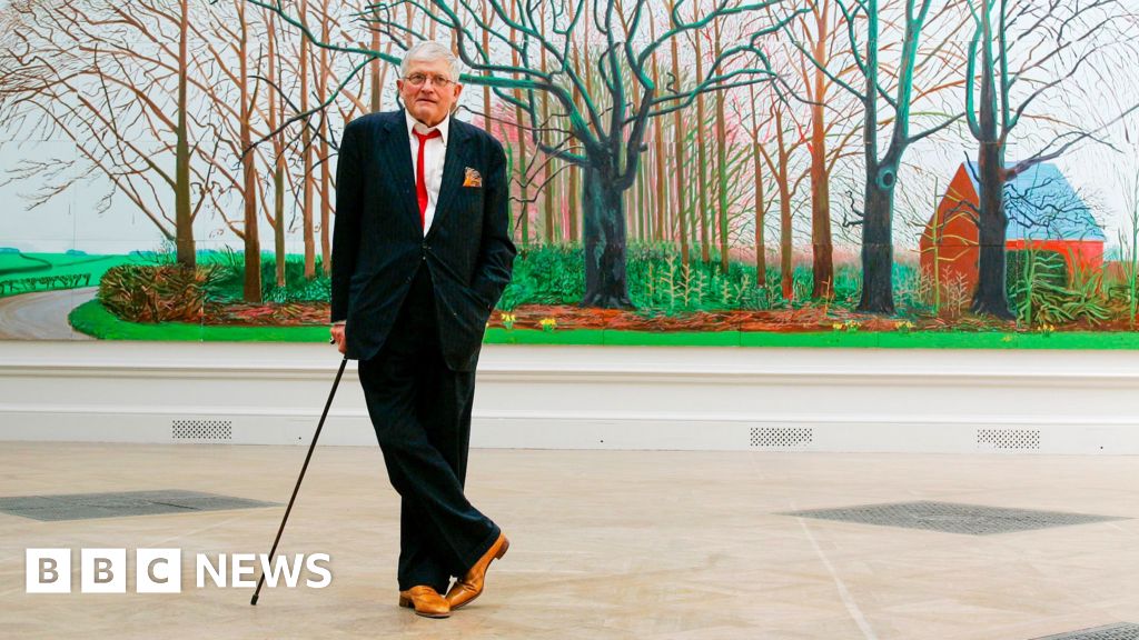 British artist David Hockney's life in pictures