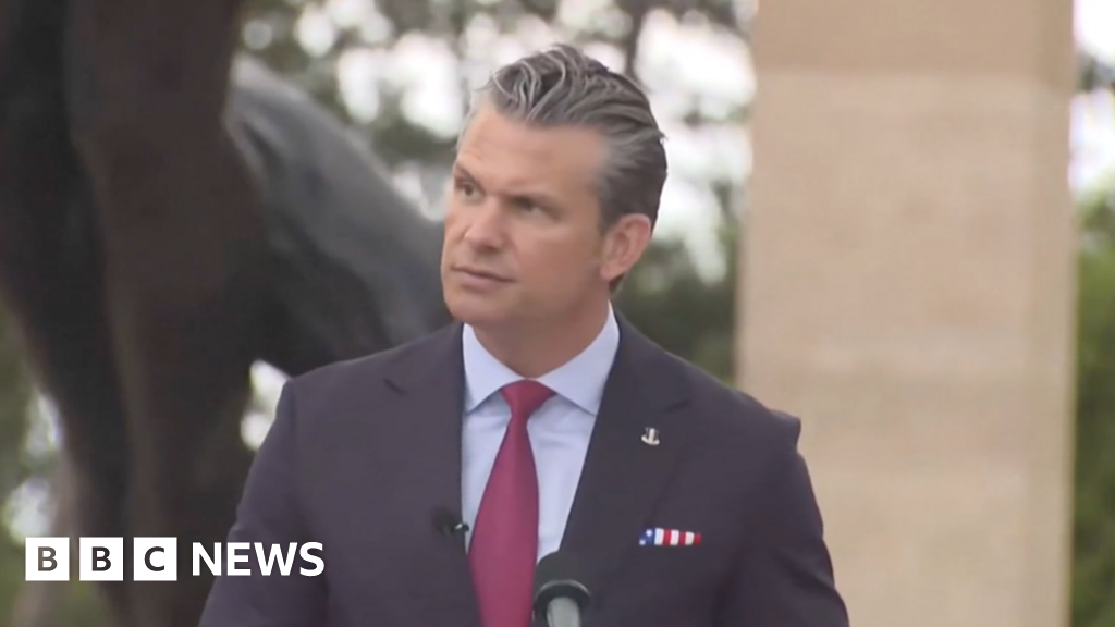 Hegseth attacks Europe over 'invasion' of migrants on its beaches in D-Day speech