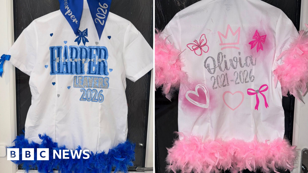 Why pupils are getting custom school leavers shirts made for their last day