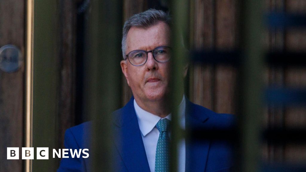 Donaldson's first night in prison as downfall shakes NI politics