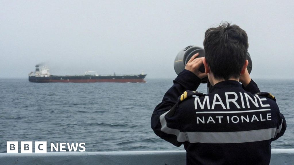 France intercepts sanctioned Russian oil tanker, Macron says