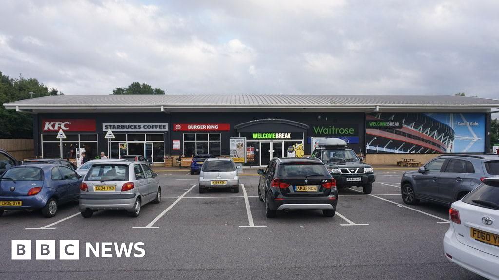 Eight-year-old among three injured after car crashes at M4 service station