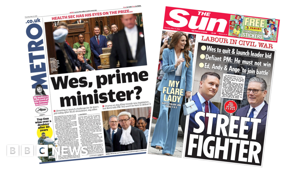 The Papers: 'Wes, prime minister?' and 'My flare lady'