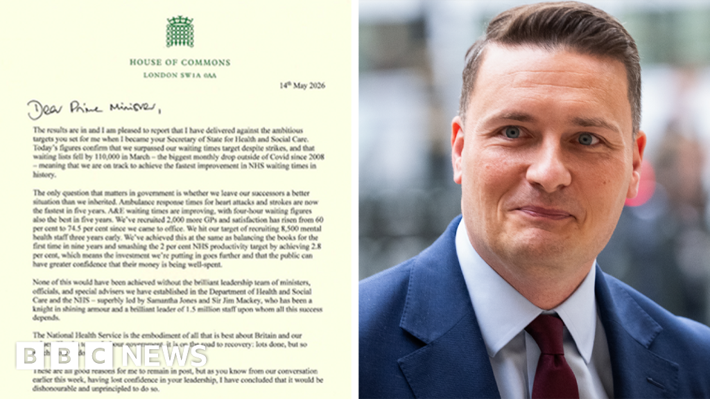 Four key excerpts from Streeting's resignation letter