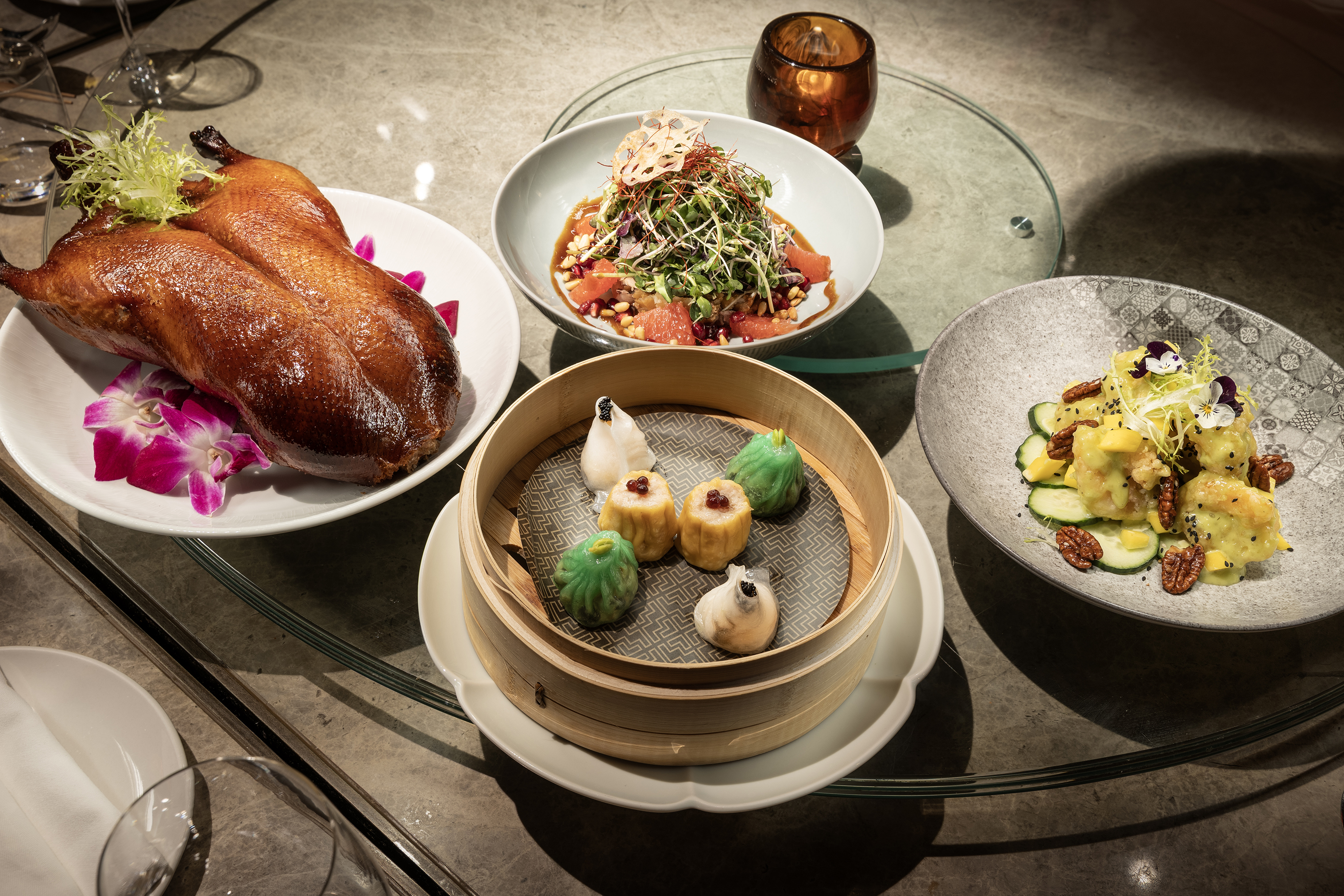 Elevated bites abound at Hakkasan’s endless dim sum brunch
