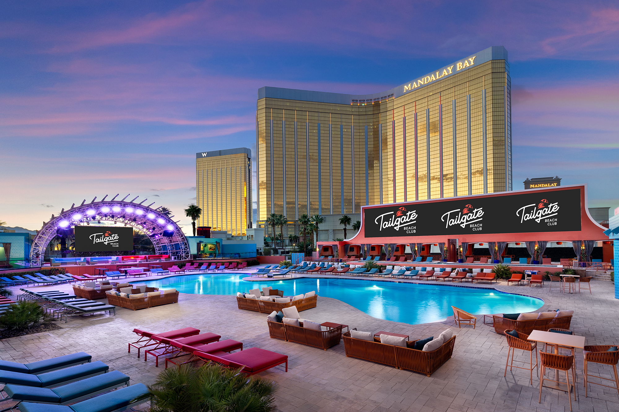 Tailgate Beach Club arrives as a sports oasis, just in time for an action-packed season