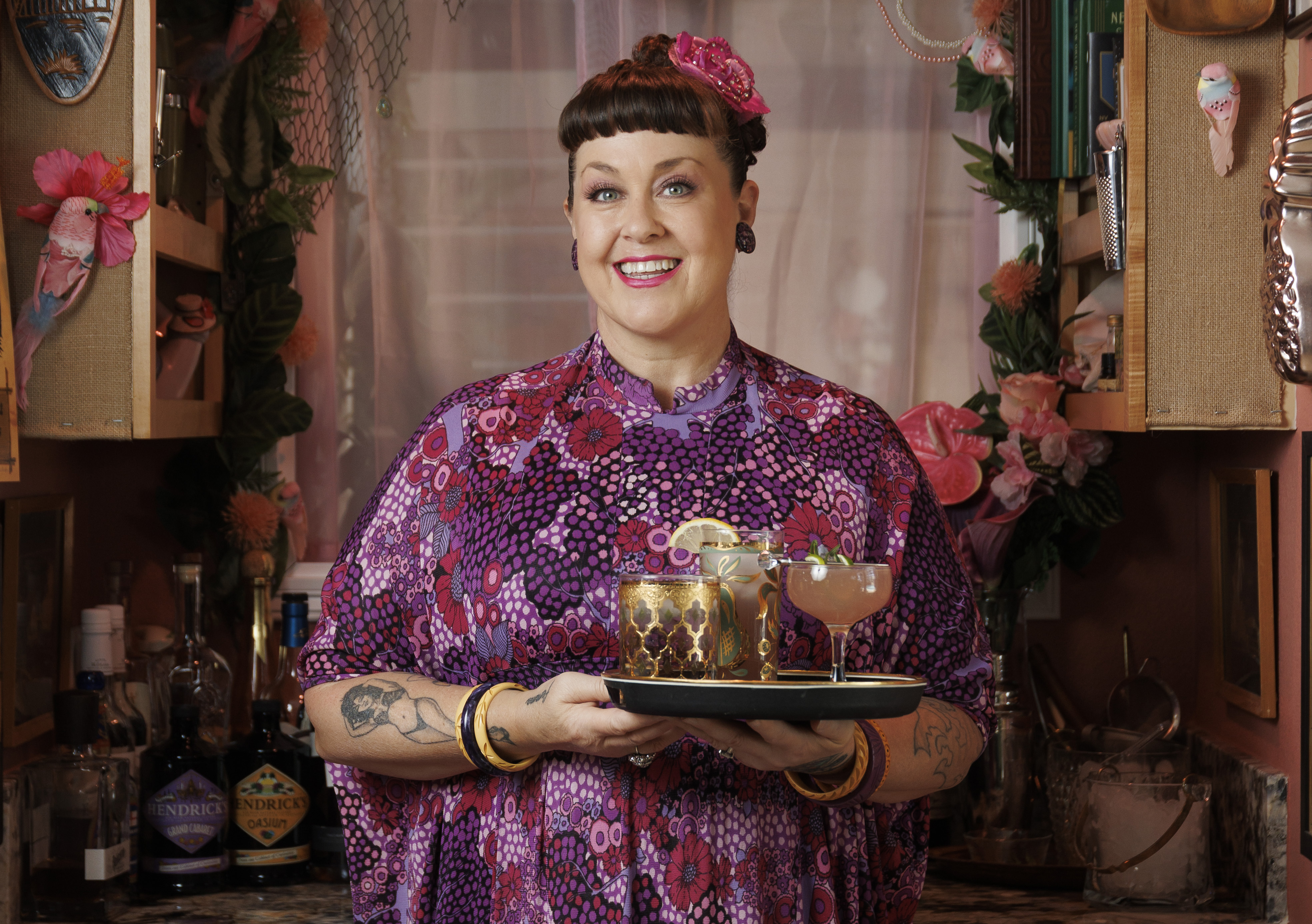 Miss Kitty Baby hosts cocktail parties at home, and you should, too