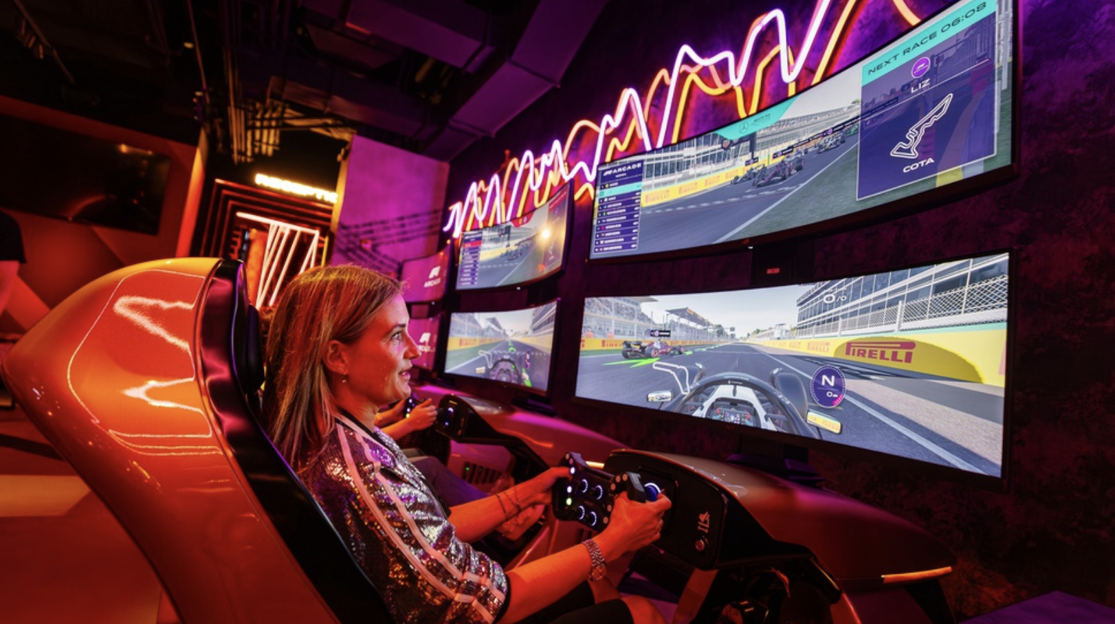 Add in some alternative screen time with F1 Arcade, Game Nest, the drive-in and more