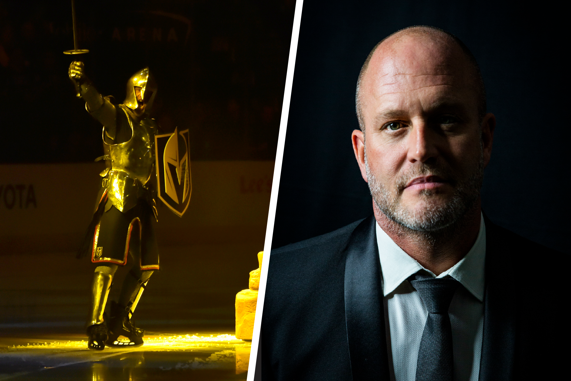 Lee Orchard, aka DJ Britlee and the Golden Knight, talks about his two Las Vegas identities