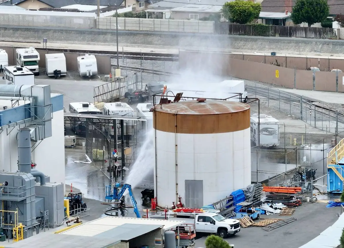 40,000 people under evacuation orders for a chemical tank leak in Southern California