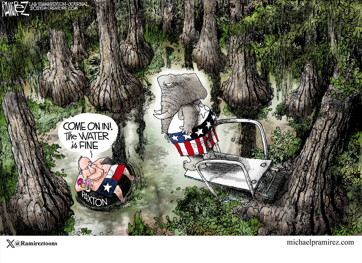 CARTOON: A very high dive