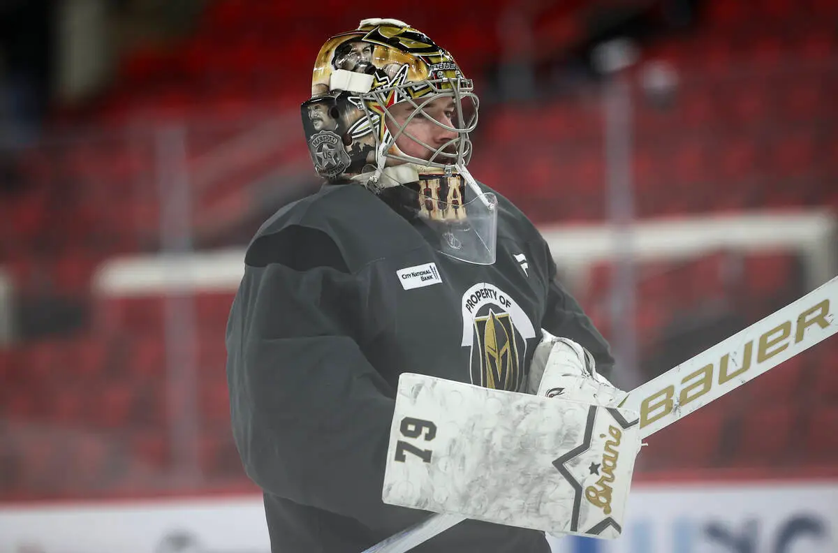 Carter Hart wears ‘Tombstone’-themed mask for Golden Knights’ playoff run