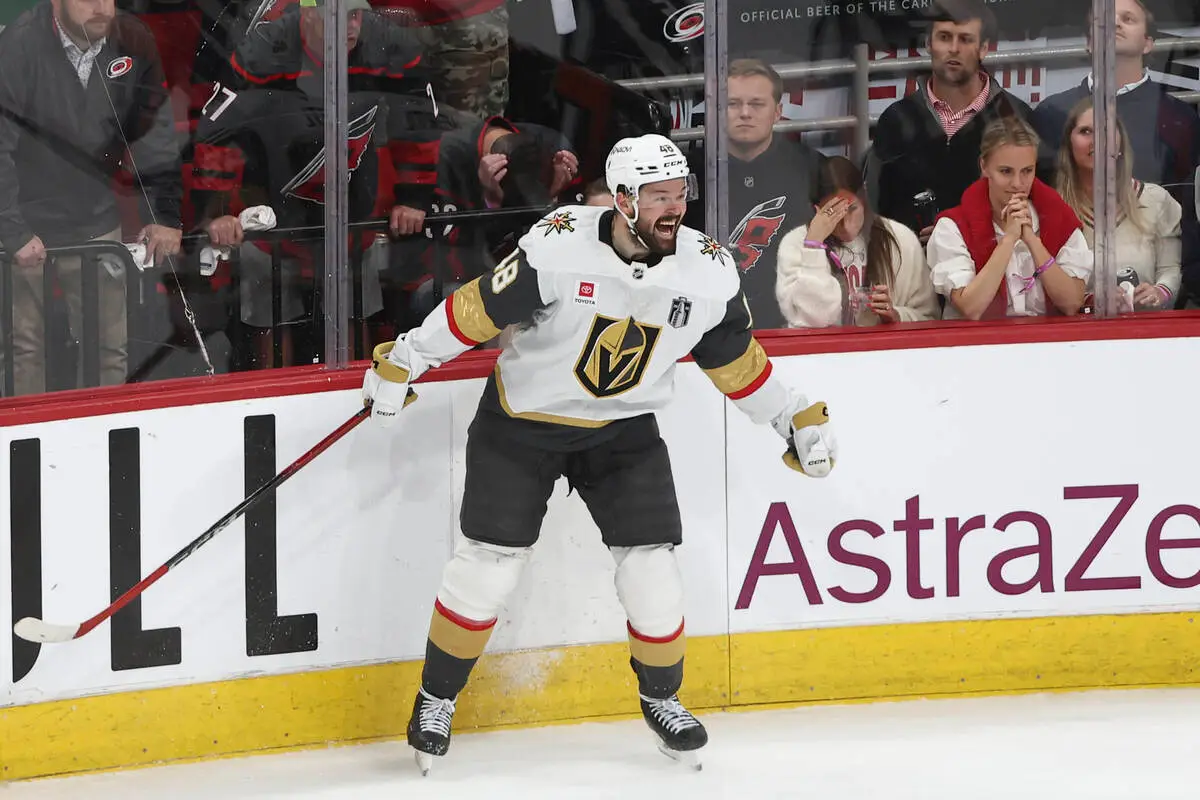 LIVE BLOG: Golden Knights vs. Hurricanes Game 2 live score, updates, highlights
