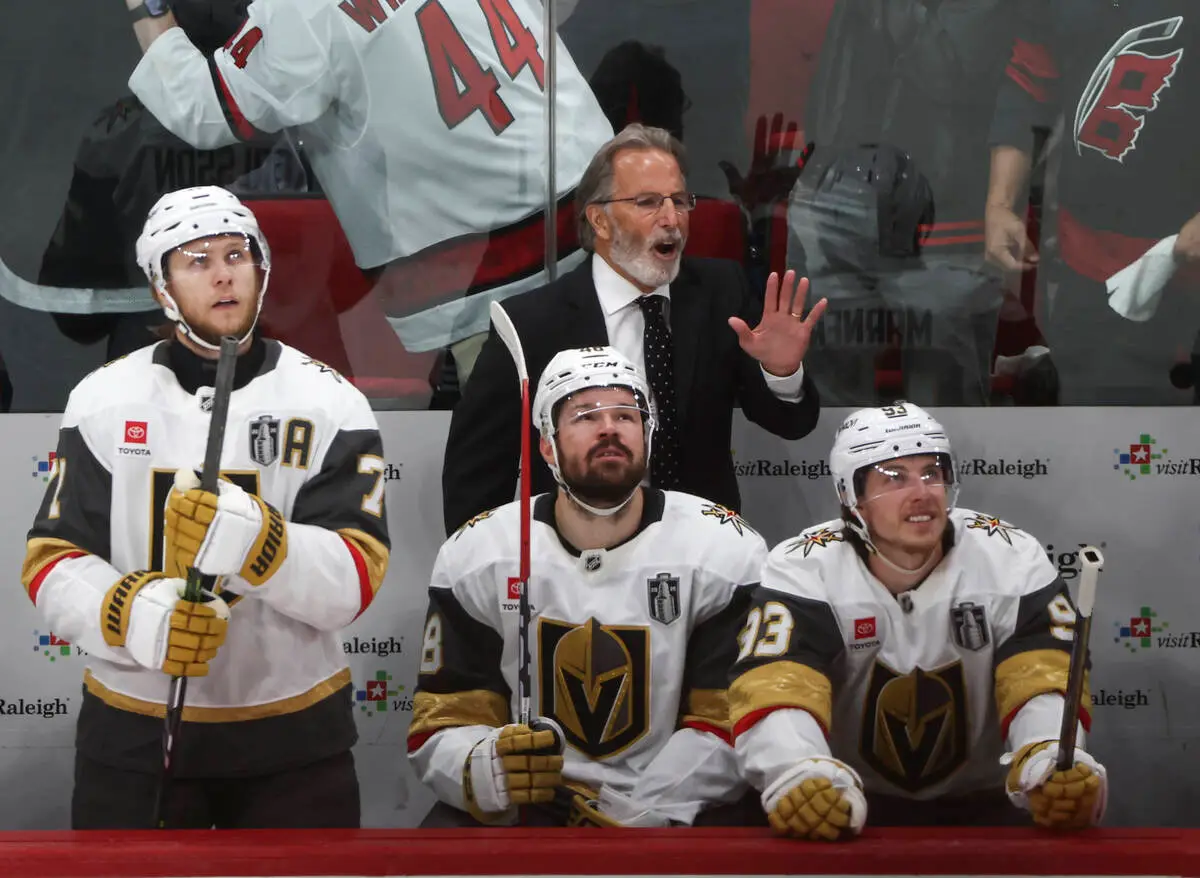 ‘Back on the horse’: Golden Knights ready to move on from Game 2 collapse