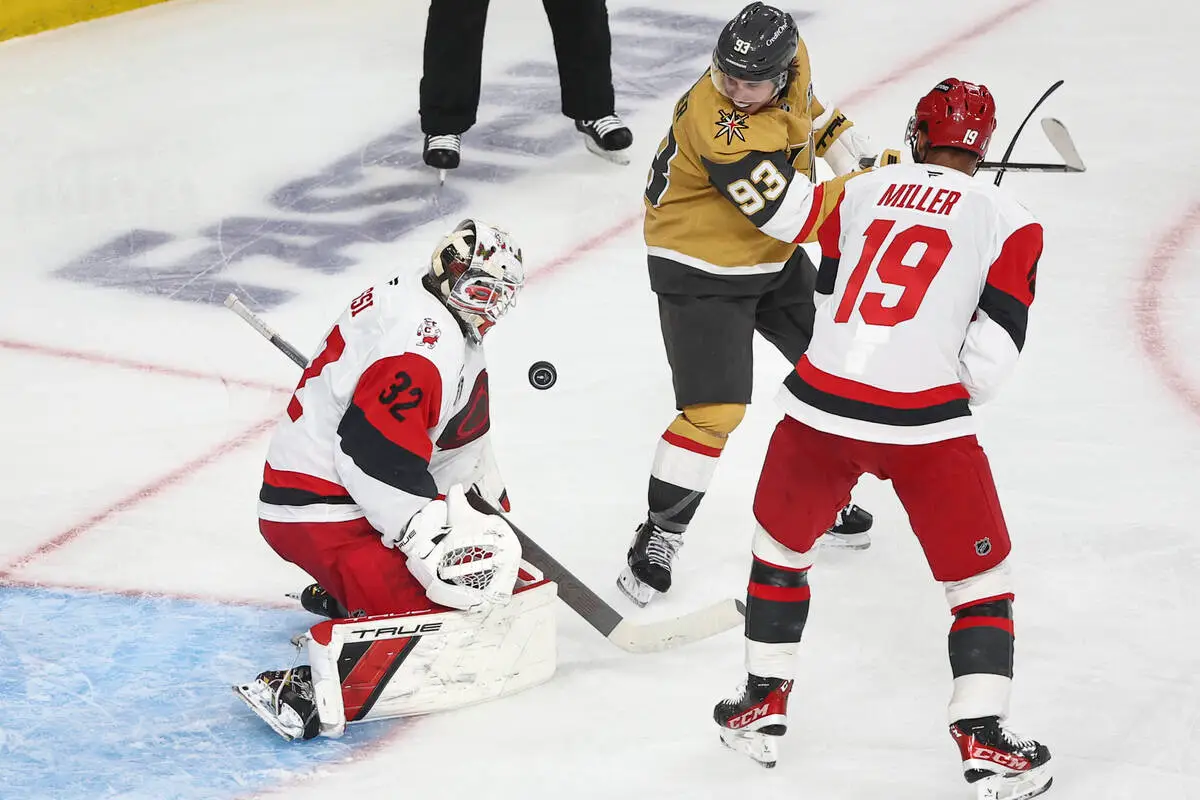 Backup goalie helps Hurricanes nearly steal Game 3 from Golden Knights