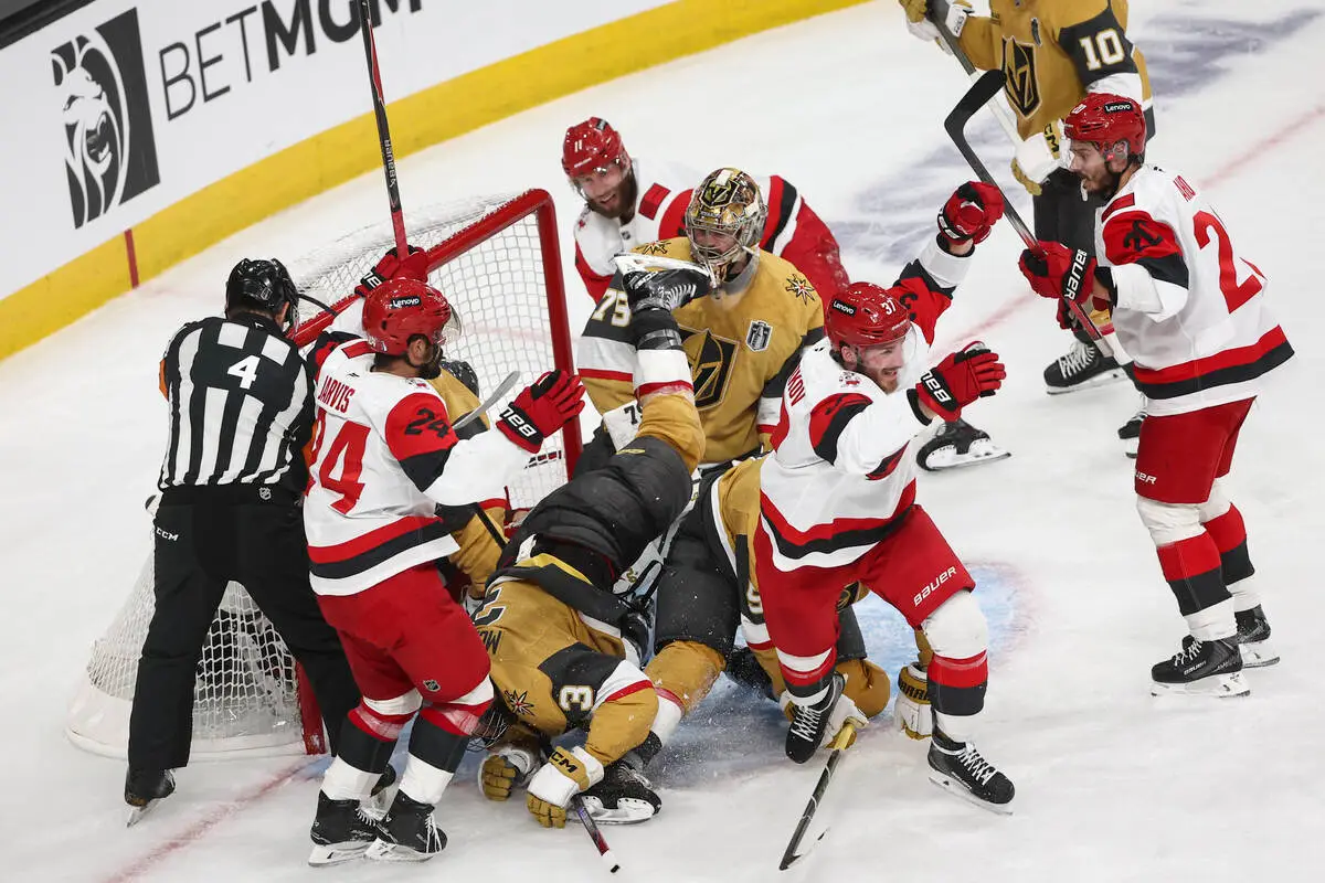 Golden Knights again on wrong end of NHL replay decisions in Cup Final win