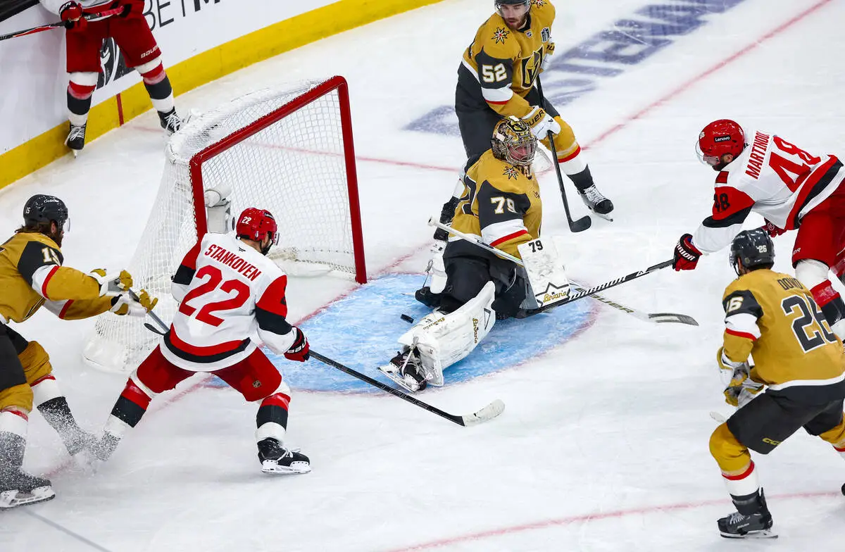 Golden Knights ‘not concerned’ with 3rd period struggles going into Game 4