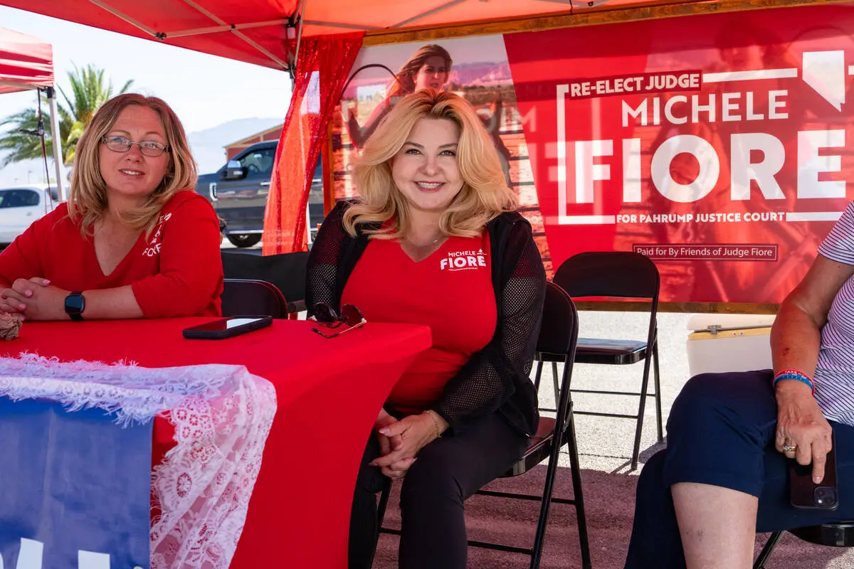 Michele Fiore has lost her Pahrump justice of the peace seat, but is still being paid