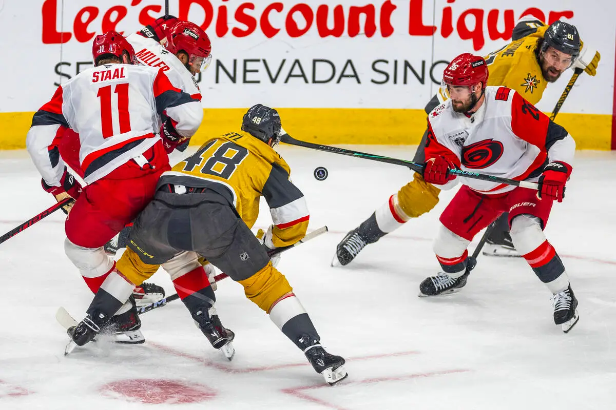 What channel is Golden Knights vs. Hurricanes today for Game 6? TV, streaming, radio info