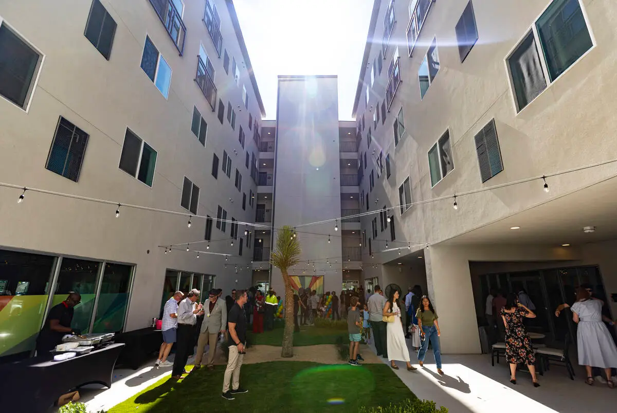New apartment building opens in Las Vegas community long overlooked by developers