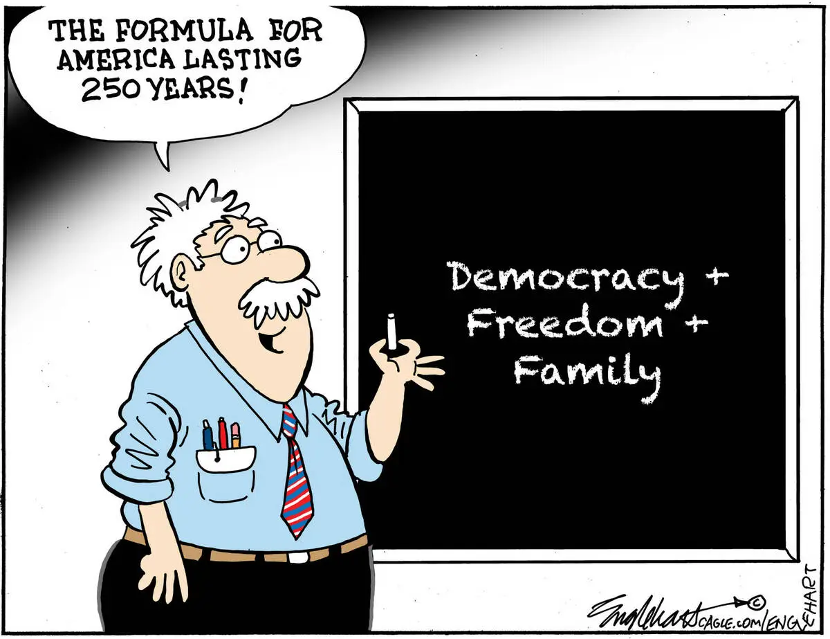 CARTOONS: America’s winning formula