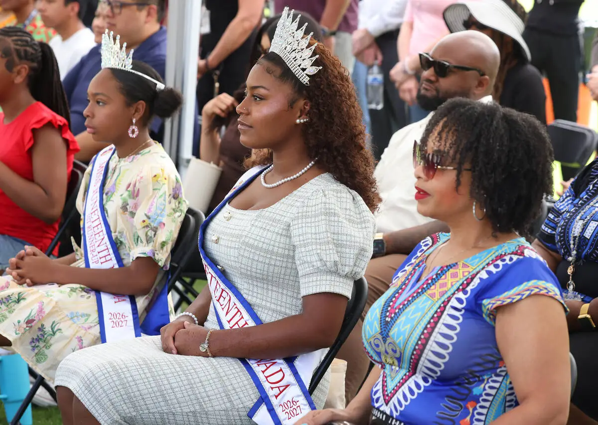 North Las Vegas begins Juneteenth celebrations with flag raising at City Hall