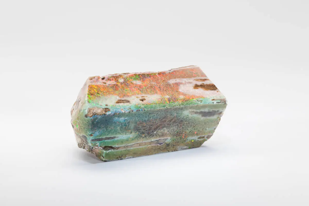 Nevada’s rare black fire opal goes on display at Smithsonian in D.C.