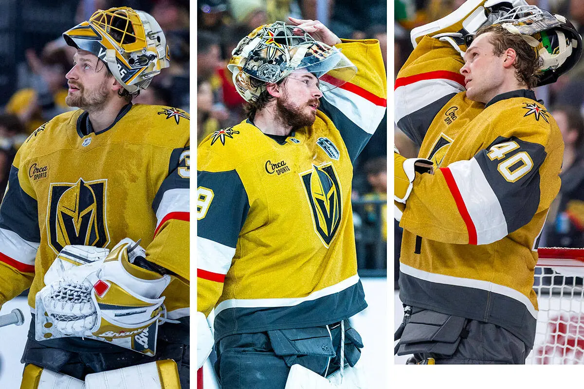 Golden Knights staring at tough decisions in crowded goalie room