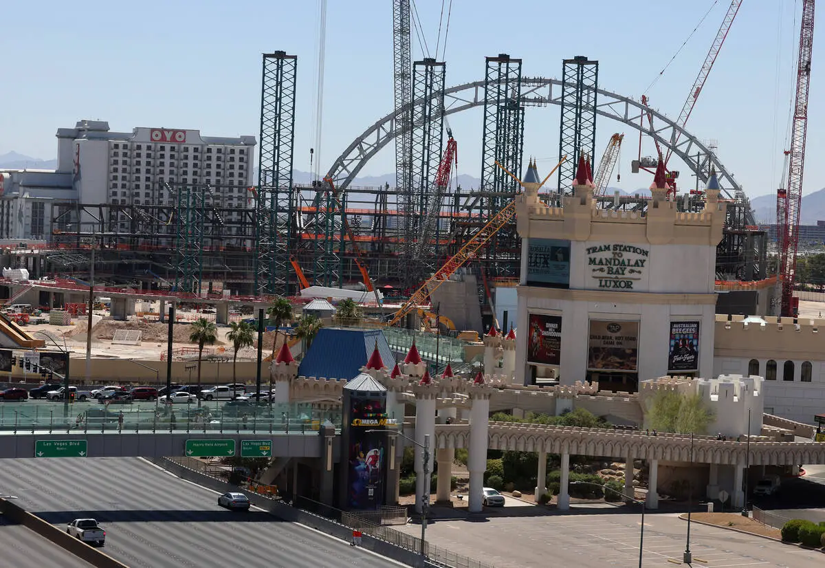 A’s $2B ballpark starting to become part of Las Vega Strip skyline — PHOTOS