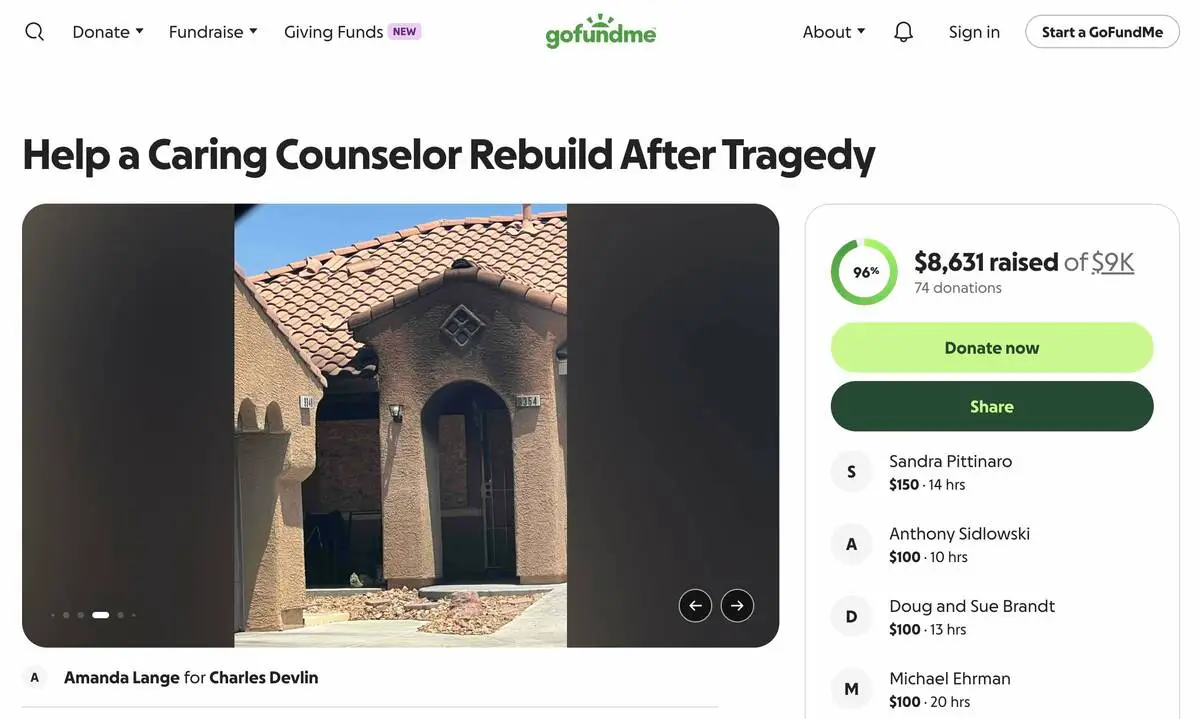 ‘Nothing for us to come home to’: Fire kills dogs, guts Las Vegas home during family’s vacation