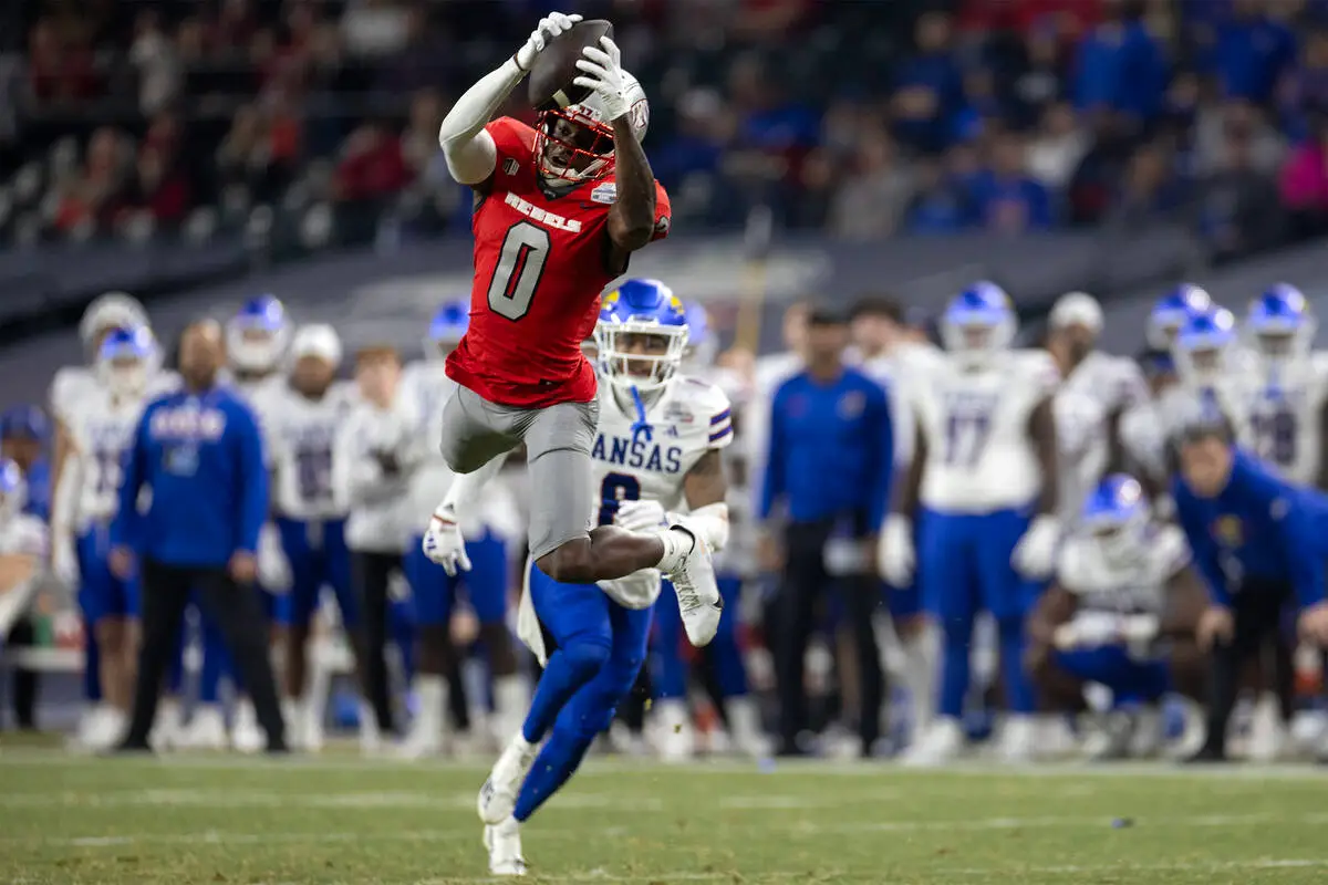 ‘He’s the GOAT!’: Former UNLV wide receiver makes SportsCenter Top 10 for Hail Mary TD catch