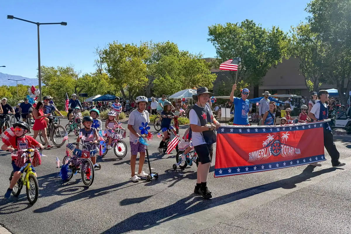 Thousands kick off Fourth of July weekend at Summerlin parade