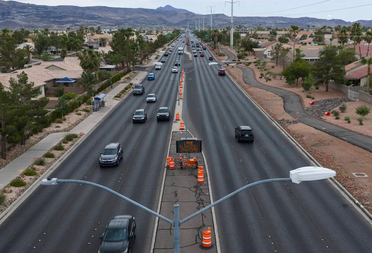 Portion of Stephanie Street in Henderson down to 1 lane as $23M project begins