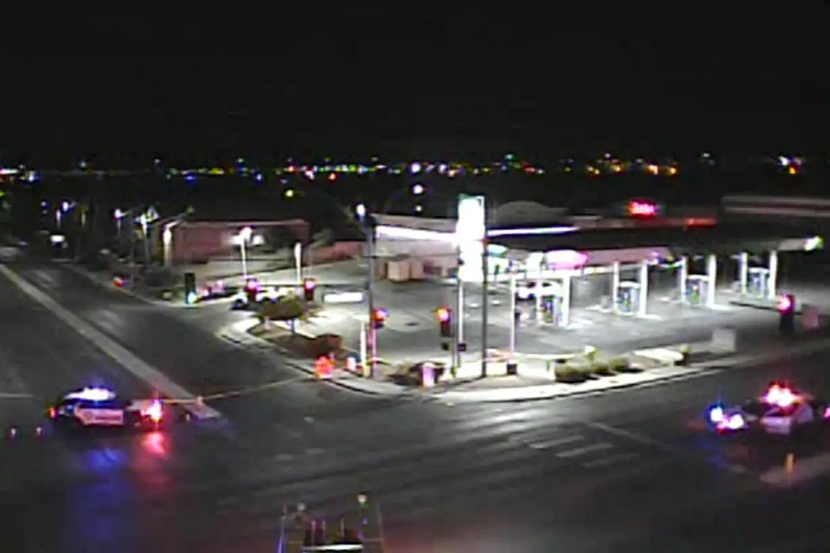 Police: Las Vegas man struck in hit-and-run was crawling in crosswalk
