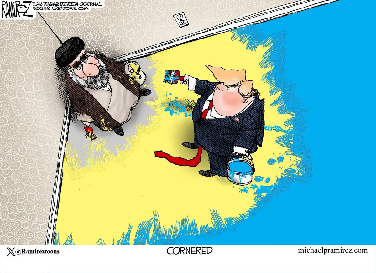 CARTOON: Back to the wall.