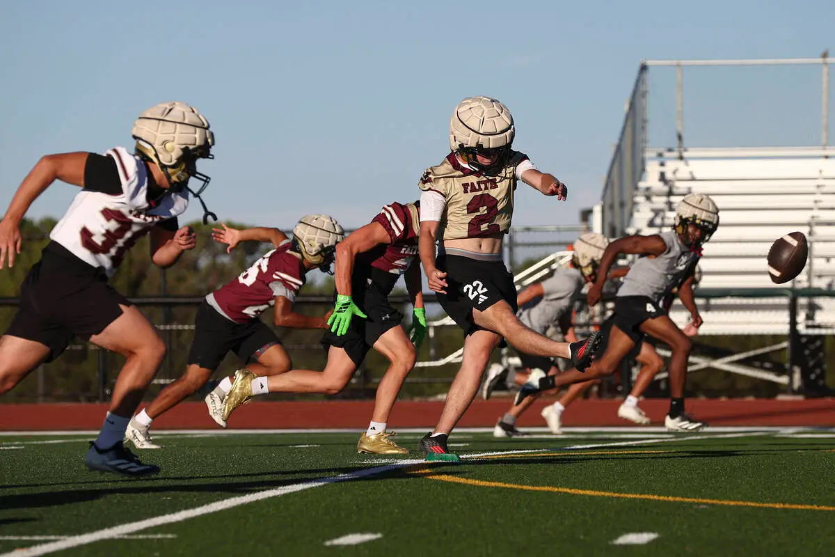 ‘Going to be a marathon’: Prep football teams open fall camps — PHOTOS