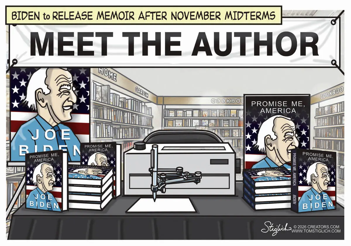 CARTOONS: Biden’s brilliant book-signing plan