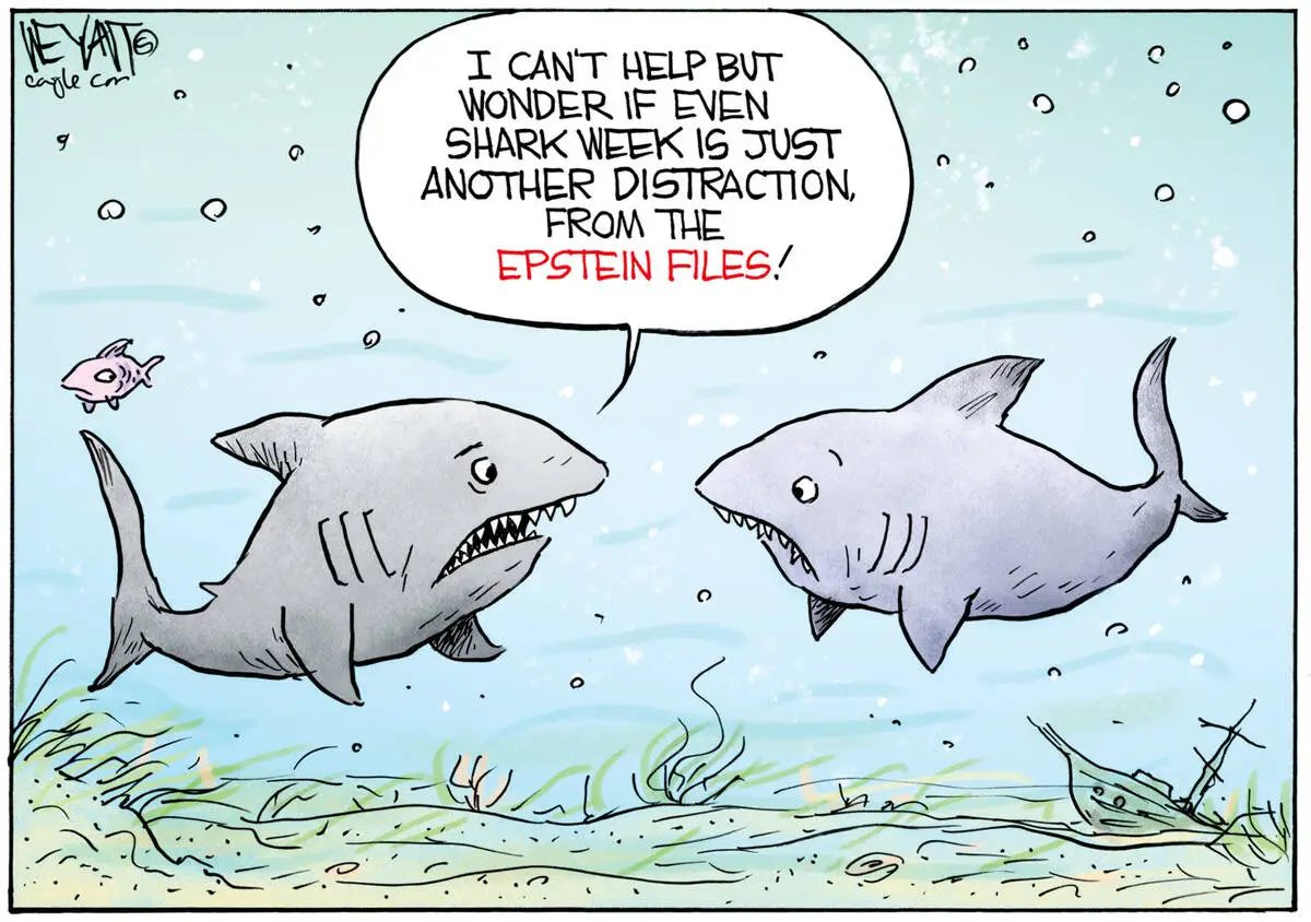 CARTOONS: The real appeal of Shark Week