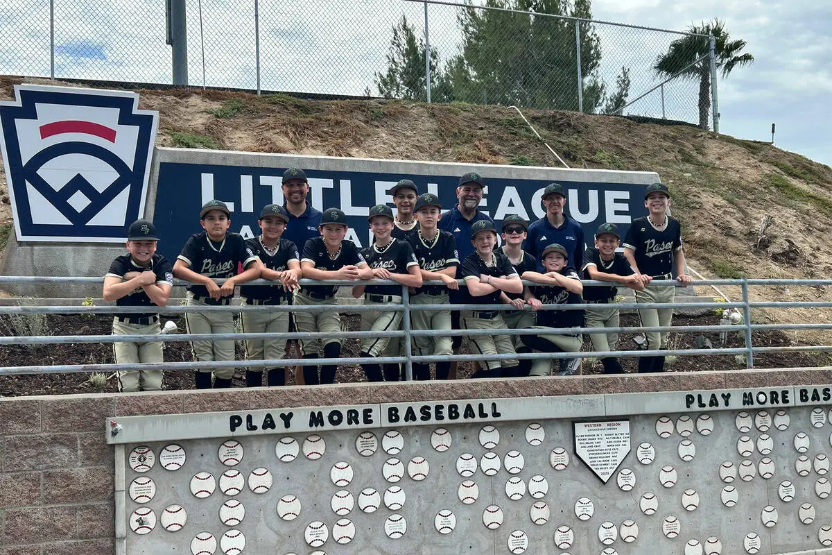 Las Vegas area team Paseo Verde ready for Little League Regionals