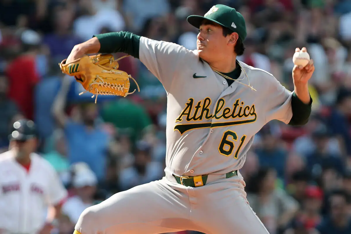Athletics halt skid, end Red Sox’s 9-game winning streak