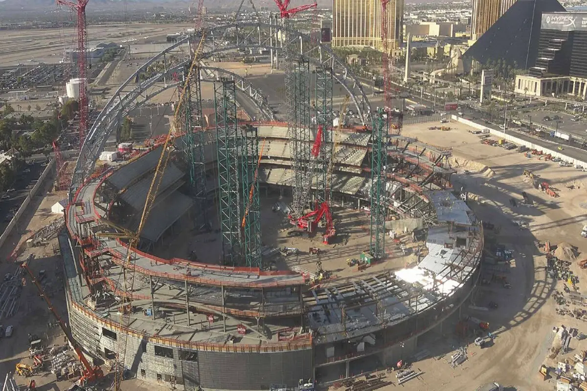 Truss the process: 2nd A’s Las Vegas ballpark roof arch installation complete