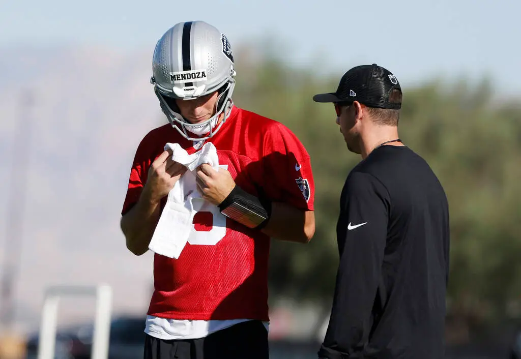Raiders’ Kubiak: Mendoza will improve through reps