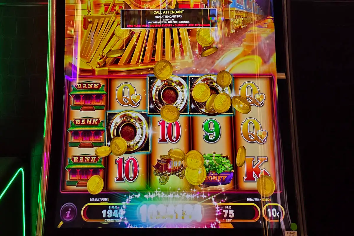 $103K slot jackpot hits at North Las Vegas casino