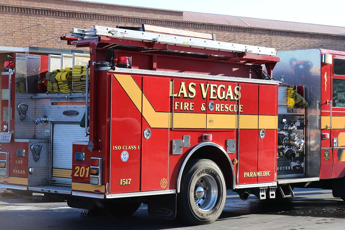 Woman, 61, dies after being pulled from Las Vegas house fire