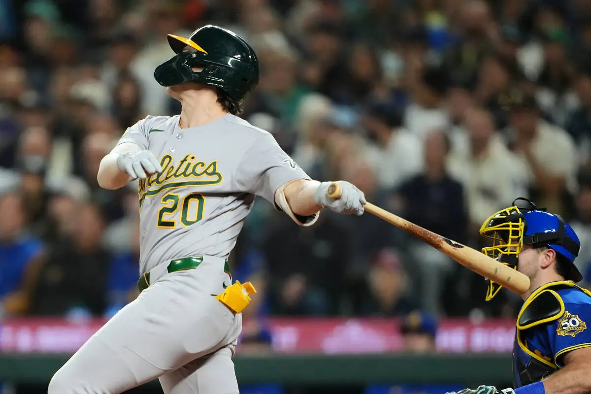 Athletics hit 4 home runs in 3rd inning of victory over Mariners