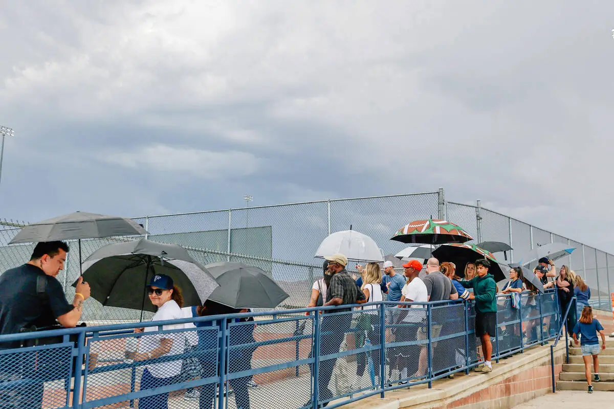 Rain, chance of thunderstorms headed toward Las Vegas Valley