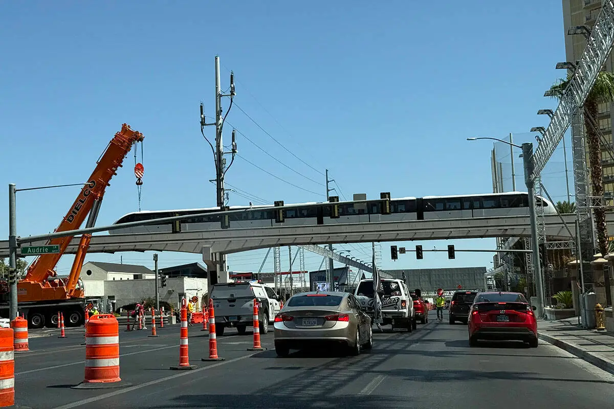 Formula One Las Vegas Grand Prix circuit set up continues this week