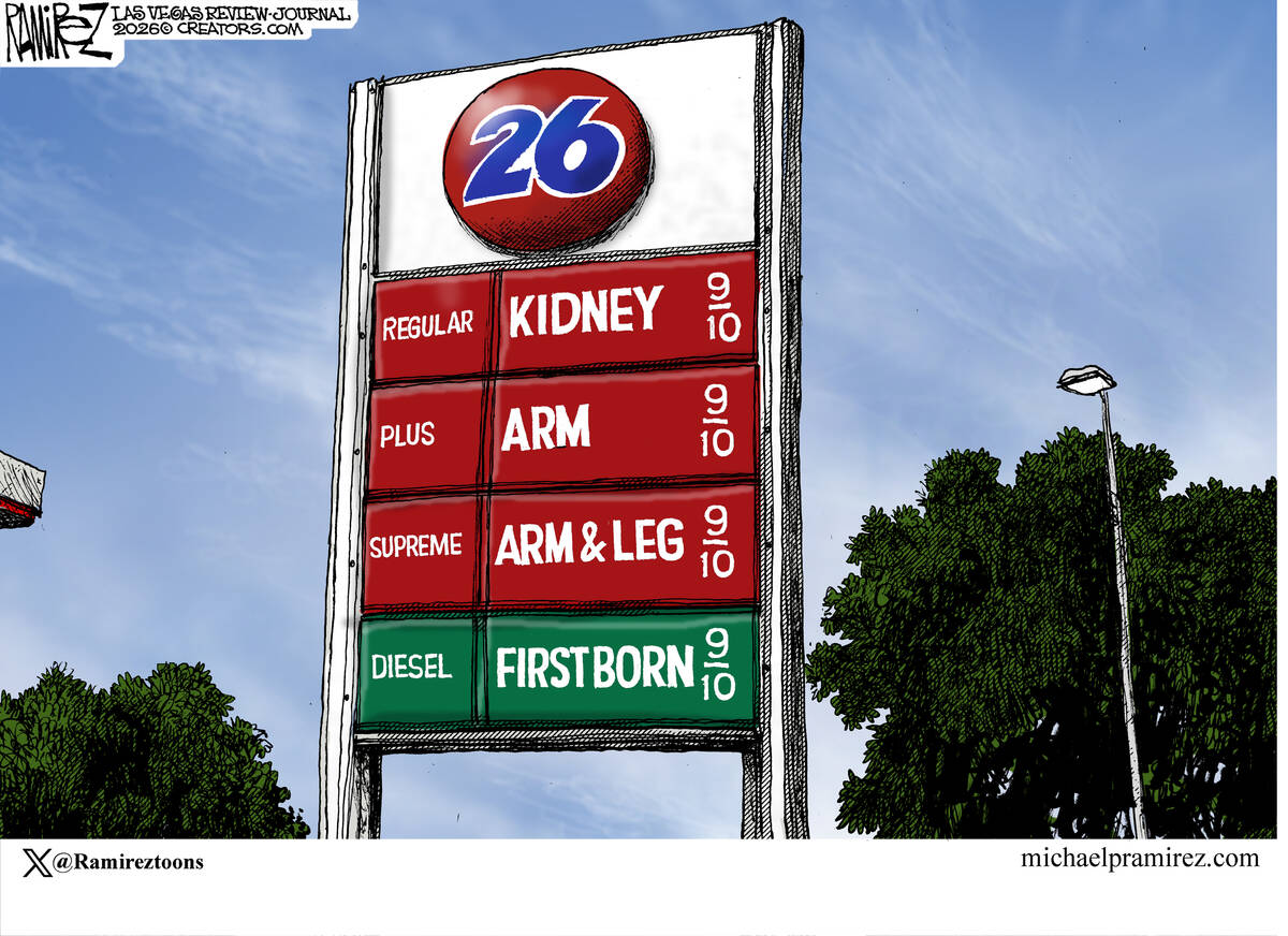 CARTOON: You know gas is expensive when